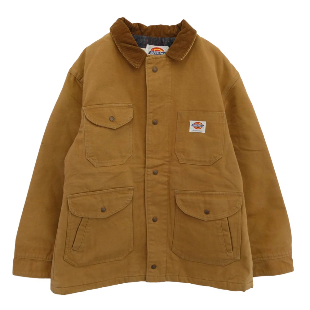 Dickies ディッキーズ USA製 ダックジャケット 上衣 覆いかぶせる櫂 赤銅色系 L  メンズ【古着】【中古】