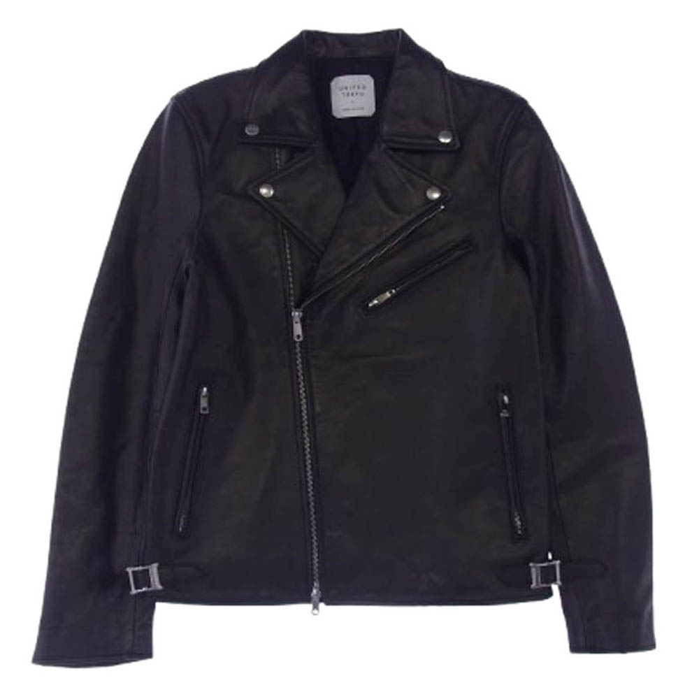 【美品】ユナイテッドトウキョウ　ラムレザー　シングルライダースジャケット　3 楽天市場】UNITED TOKYOユナイテッドトウキョウ 406152001 ラムレザー