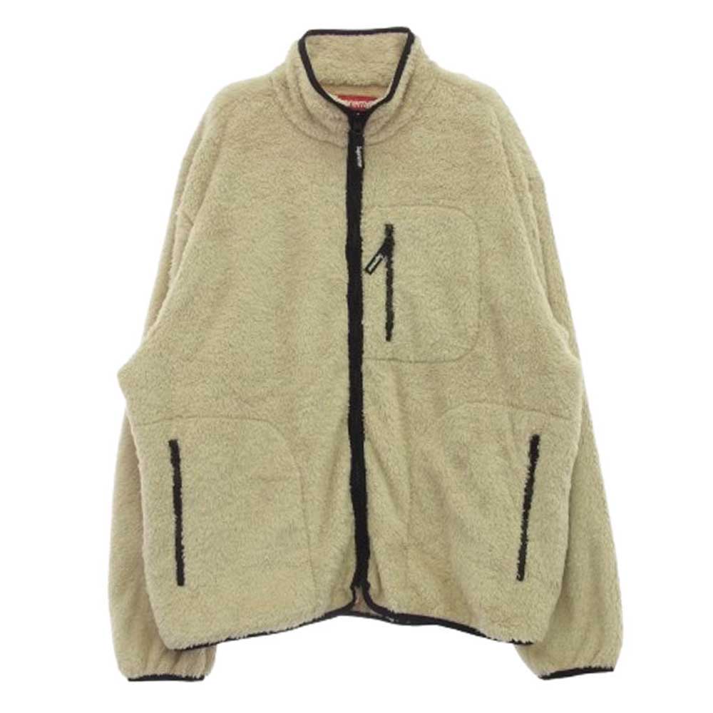 Supreme シュプリーム 24AW Kate Moss Fleece Jacket ケイト モス フリース ジップアップ ジャケット ベージュ系 L 【新古品】【未使用】 メンズ【古着】【中古】