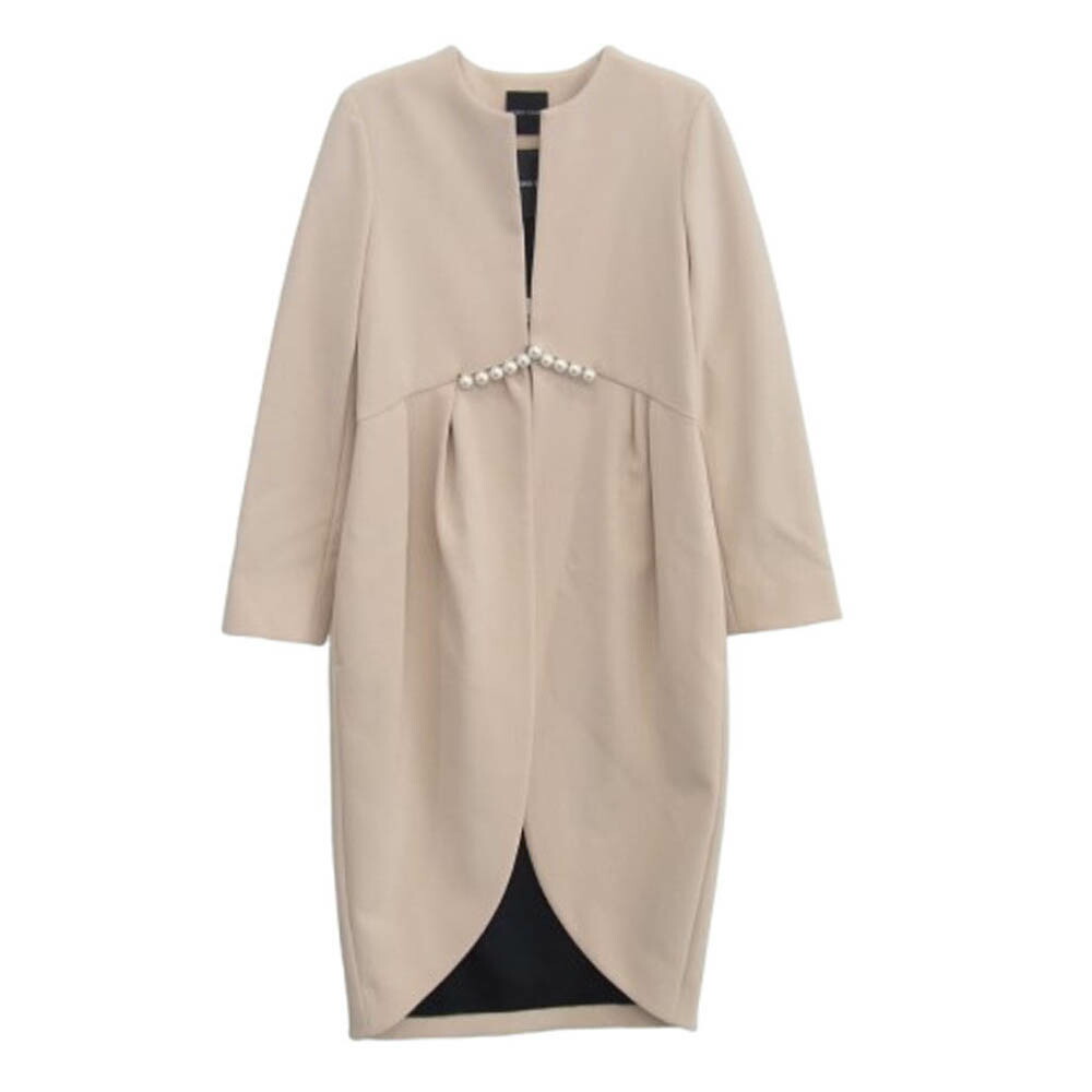 【美品】YOKO CHAN ヨーコチャン ウエストマーク コート36 ネイビー YOKO CHAN ヨーコチャン コート ブラック 黒 サイズ:FREE