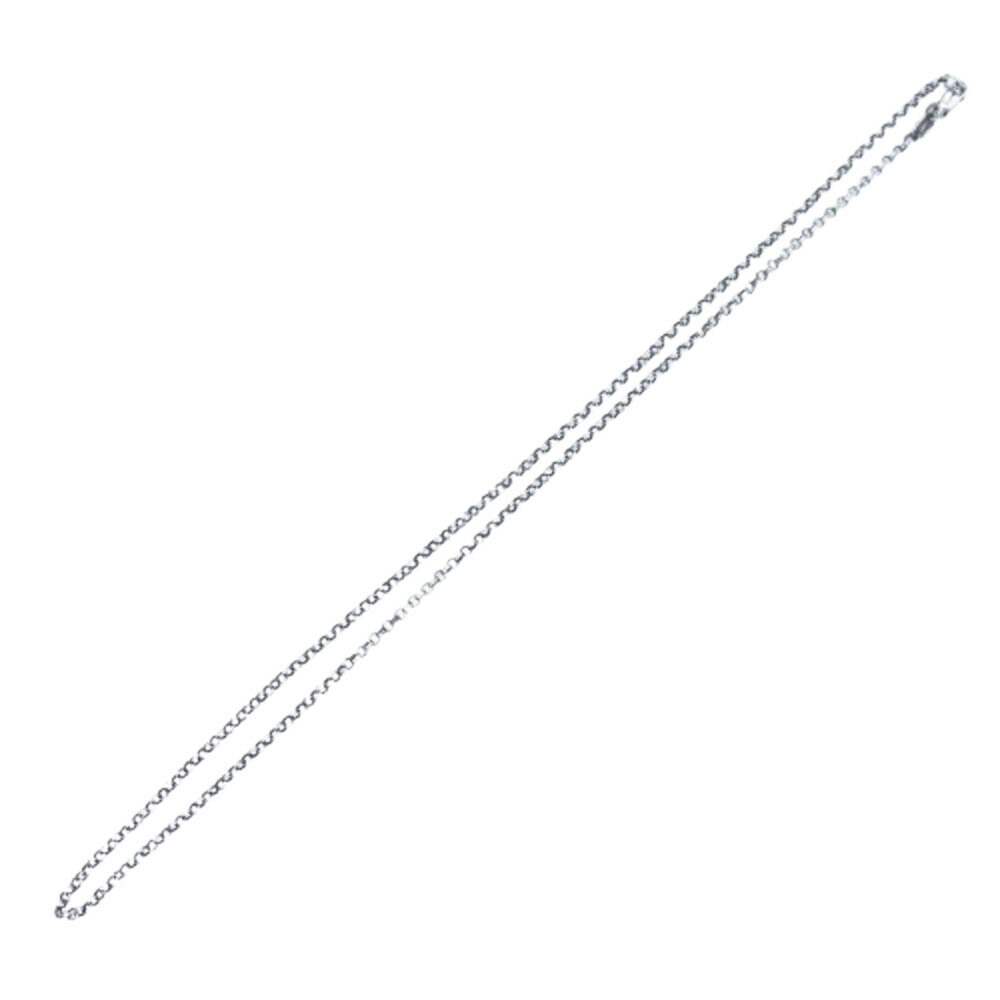 CHROME HEARTS クロムハーツ（原書無） NECKCHAIN ロールチェーン R18 18inch 18in しろがね色系  メンズ【中古】