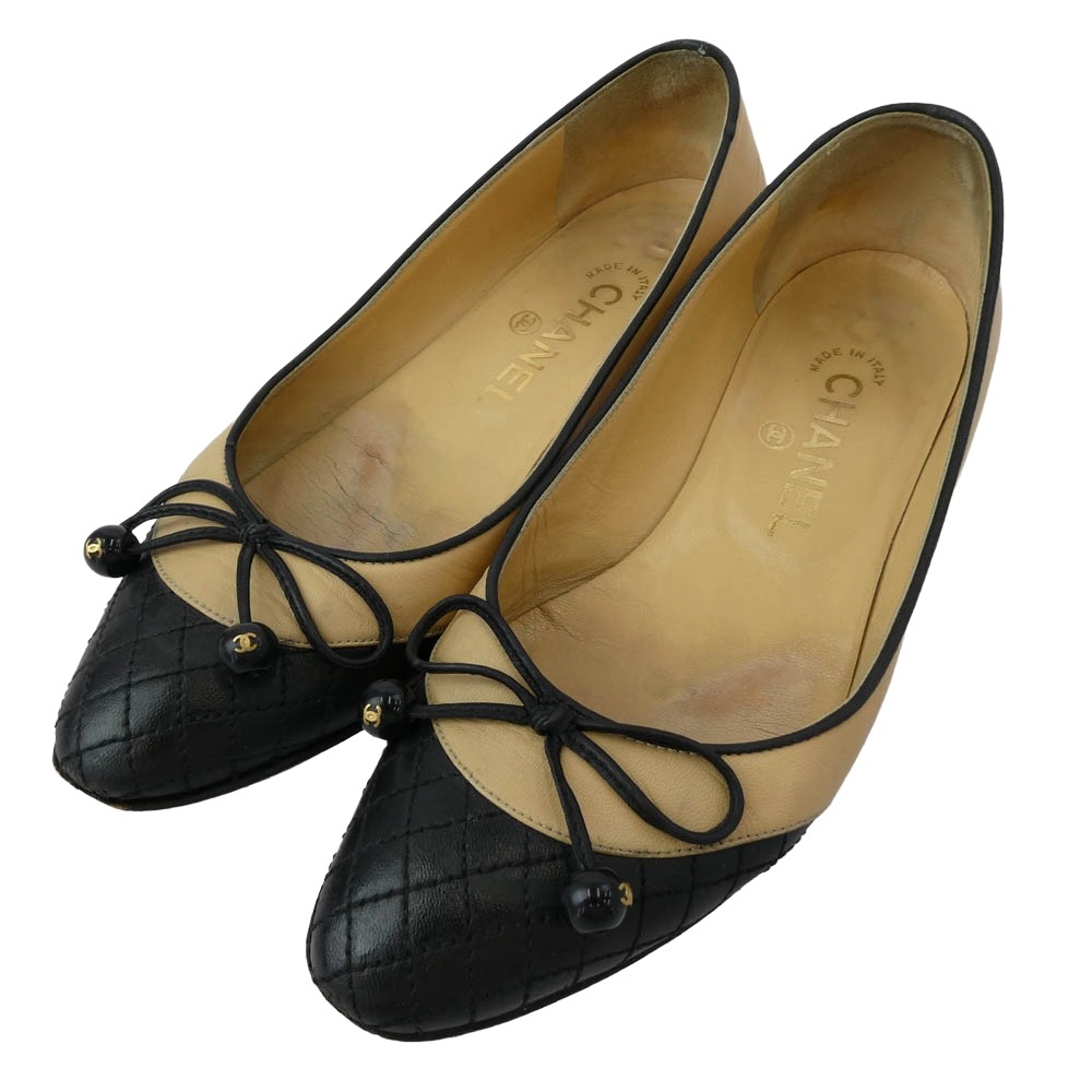 楽天市場】CHANEL シャネル バレリーナ バレエシューズ フラット