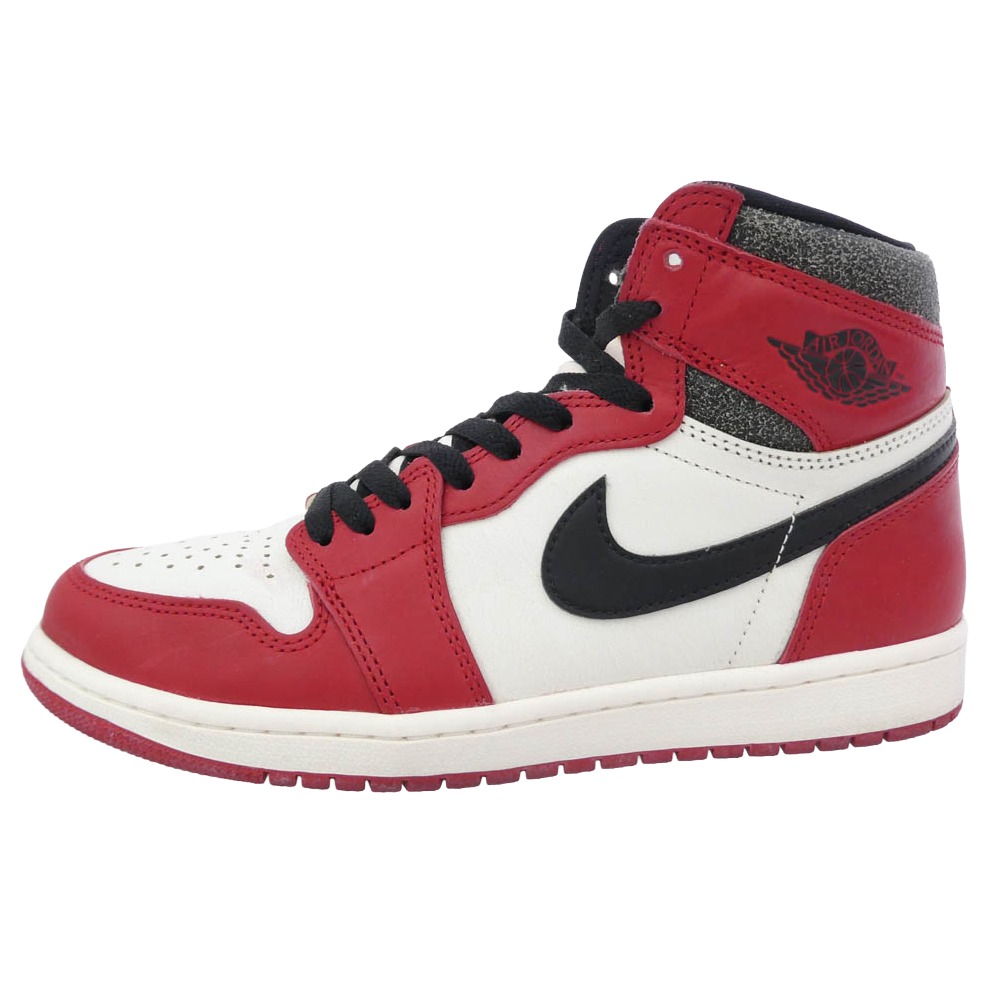 NIKE AIR JORDAN ナイキ ジョーダン DZ5485-612 Air Jordan 1 High OG Lost \u0026 Found Chicago AJ1 エアジョーダン ご機嫌 スニーカー 白いこと系 赤いこと系  メンズ【中古】