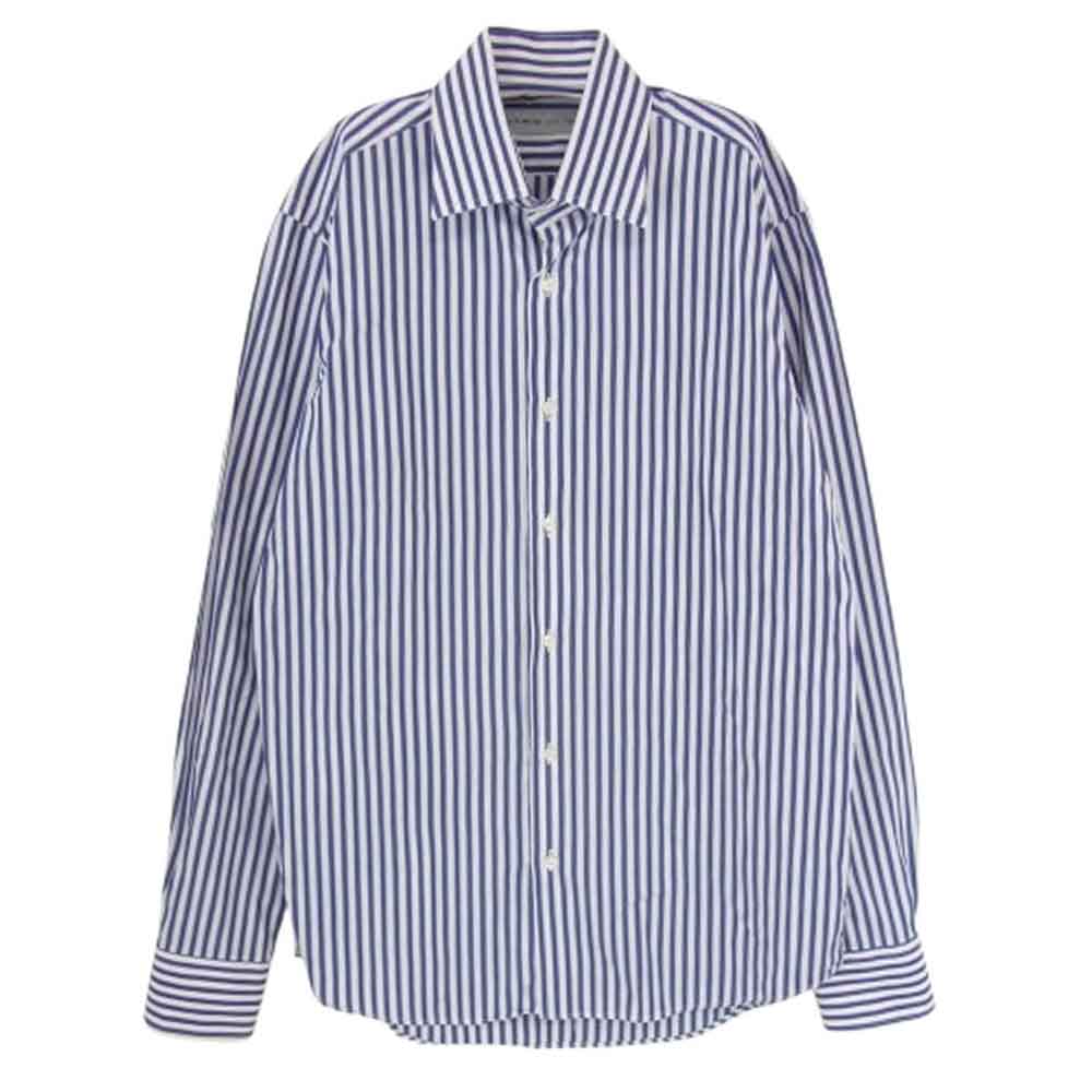 ★ETRO エトロ 長袖ストライプシャツ メンズ 42 送料350円 イタリア製 美品&frasl;ETRO&frasl;エトロ&frasl;ストライプ&frasl;シャツ&frasl;ボタンダウン&frasl;ドレスシャツ