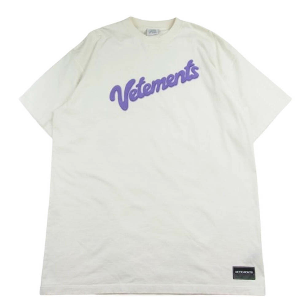 23SS ヴェトモン ベトモン VETEMENTS LA HAUTE COUTURE T-SHIR オートクチュール Tシャツ 半袖 XS 白 UE63TR740W/3 メンズ レディース La Haute Couture T-Shirt in White – SVRN