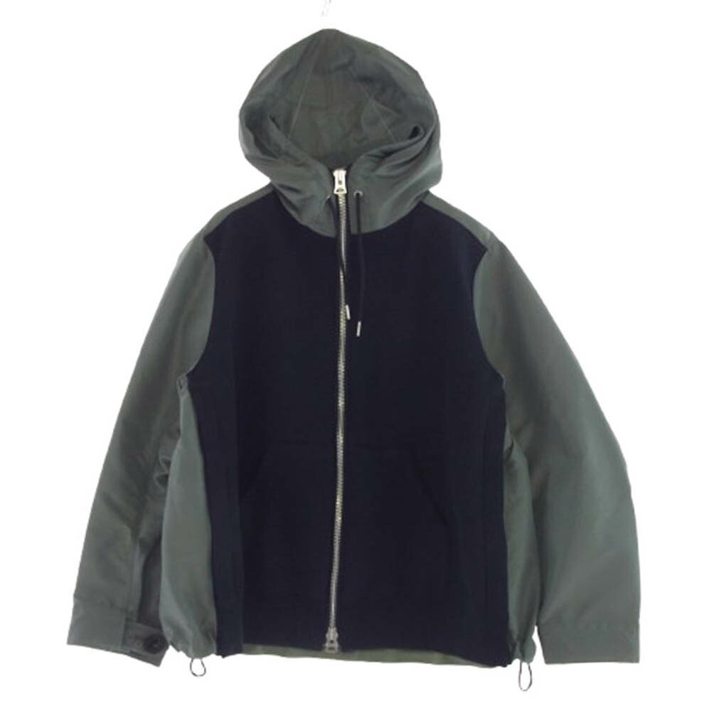 24AW新品 sacai レディース スポンジ スウェット ブルゾン パーカー 楽天市場】sacai サカイ 24AW Nylon Twill x Sponge Sweat