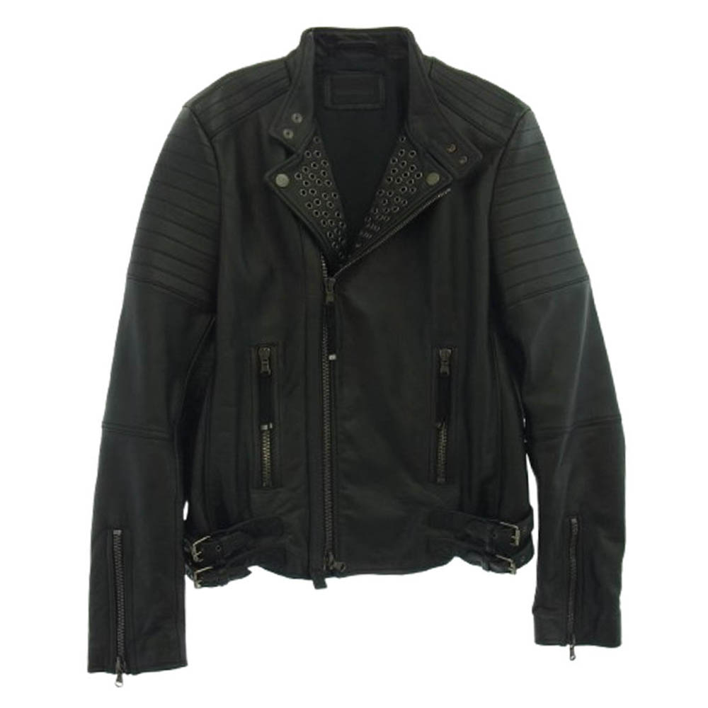 【美品】DIESEL ディーゼル ゴートレザー ライダースジャケット ブラック 楽天市場】DIESEL ディーゼル レザージャケット S ダブル