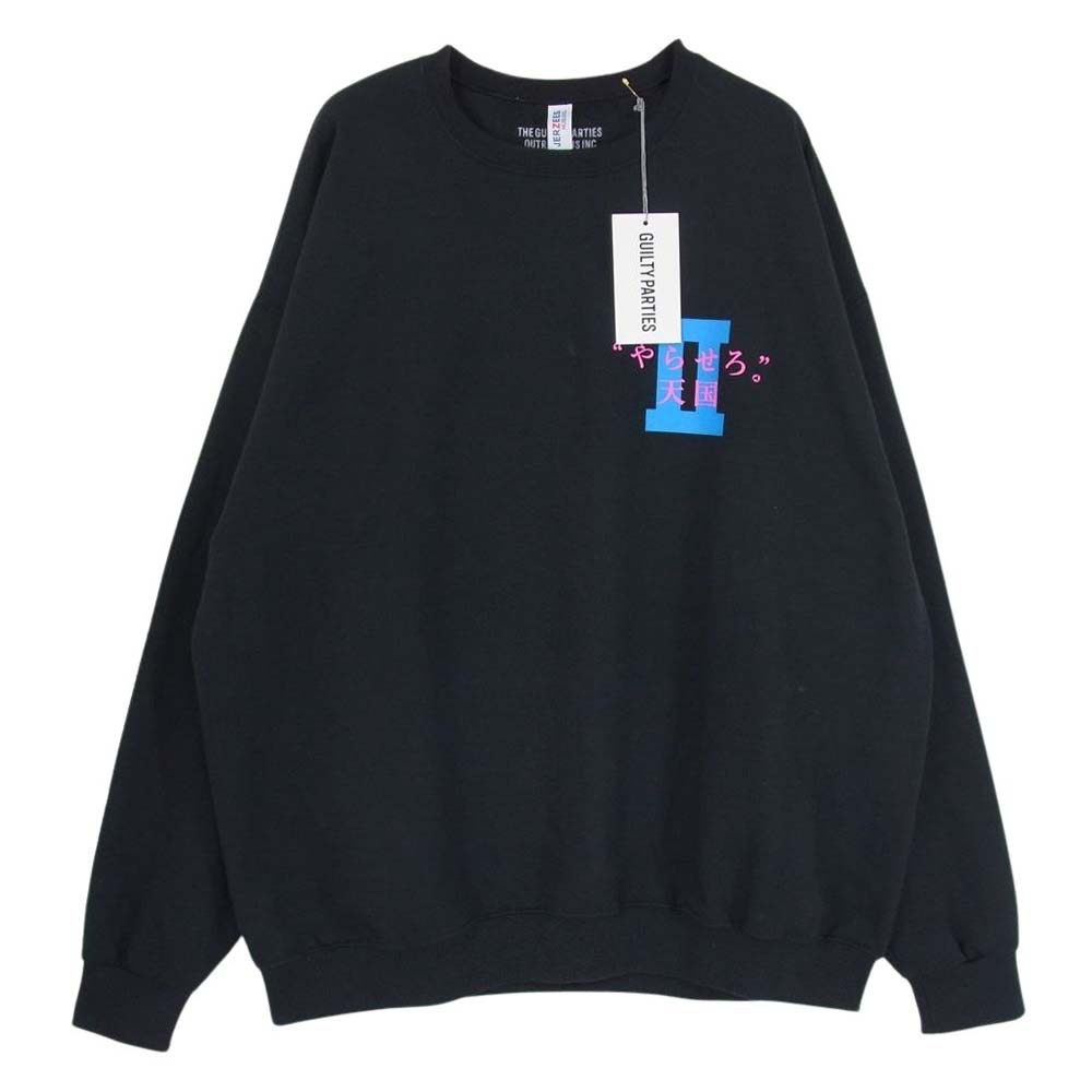 『コラボ』　WACKO MARIA × WILDBUNCH スウェット　黒　L WACKO MARIA(ワコマリア) 24SS スウェット ブラック サイズ XL