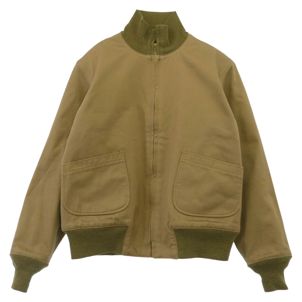 Buzz Rickson's バズリクソンズ BR14860 WINTER COMBAT JACKET Type TANK PATCH POCKET ウインター コンバット ジャケット タンカース パッチ ポケット L オリーブ系 L メンズ【古着】【中古】