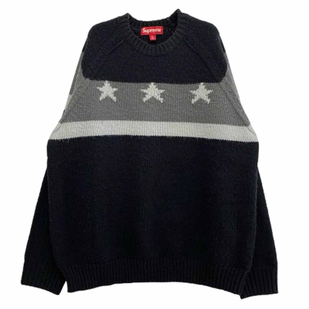 楽天市場】【中古】 SUPREME （ｼｭﾌﾟﾘｰﾑ） 24SS Stars Sweater Green