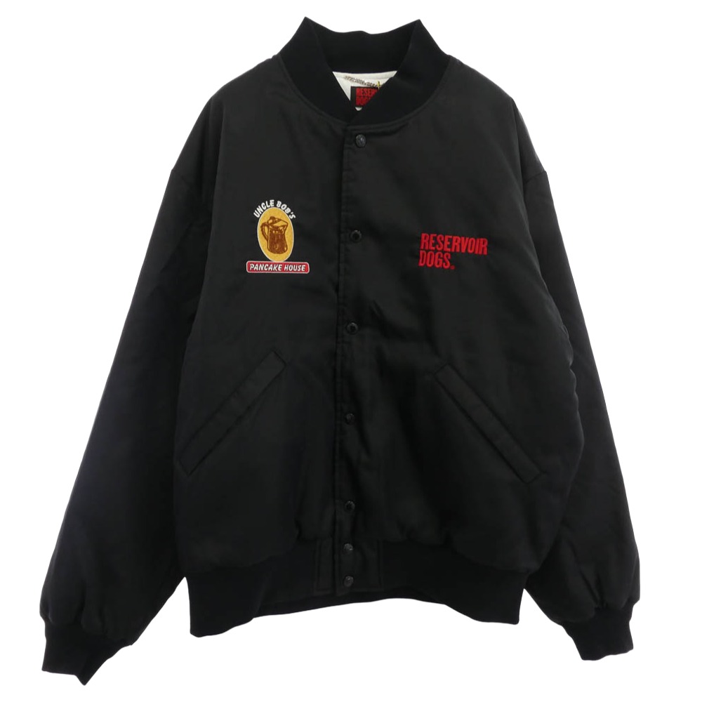 楽天市場】WACKO MARIA 23aw LEATHER VARSITY JACKET BLACK サイズL