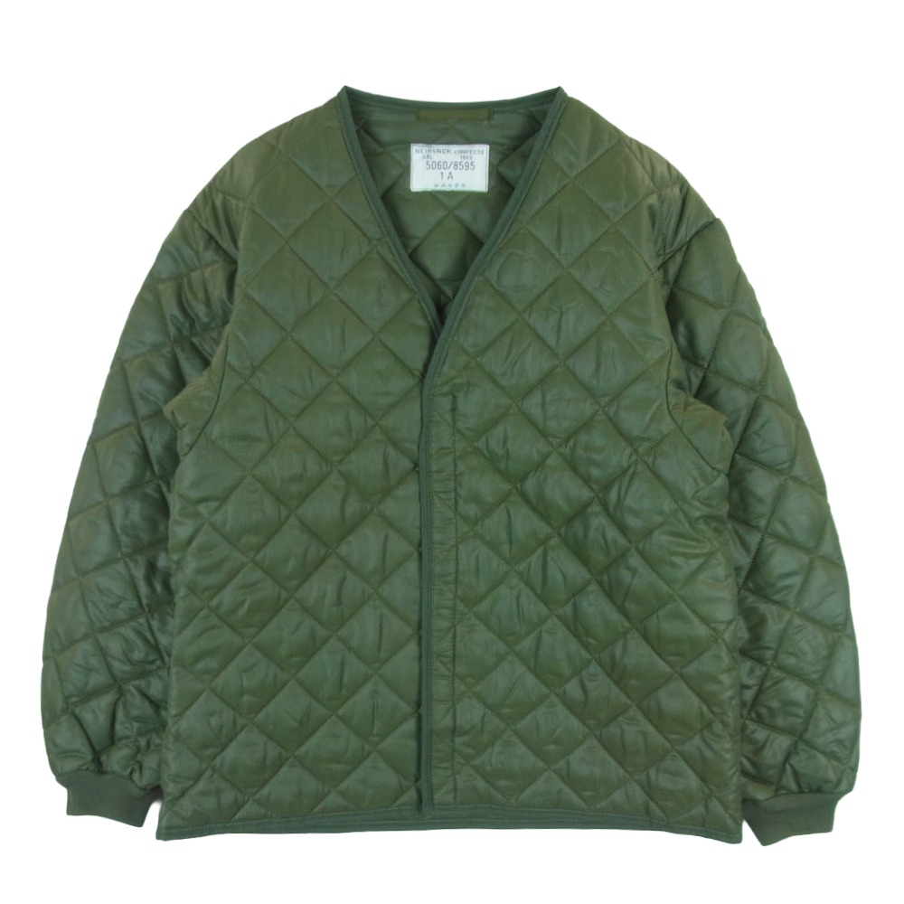 ヴィンテージ Vintage ViNTAGE NEIRYNCK CONFECTIE ベルギー軍 キルティング ジャケット グリーン系 1A メンズ【古着】【中古】
