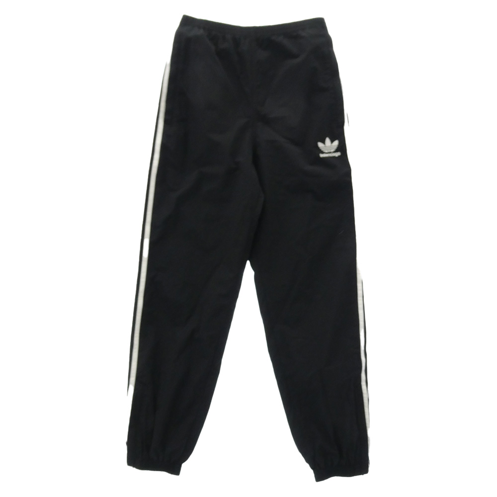 BALENCIAGA バレンシアガ 23SS 725597 TNQ25 × ADIDAS アディダス 姿勢伝達ルート ロゴタイプ 貨物自動車 ズボン下 黒いこと系 白いこと系 34  レディース【古着】【中古】