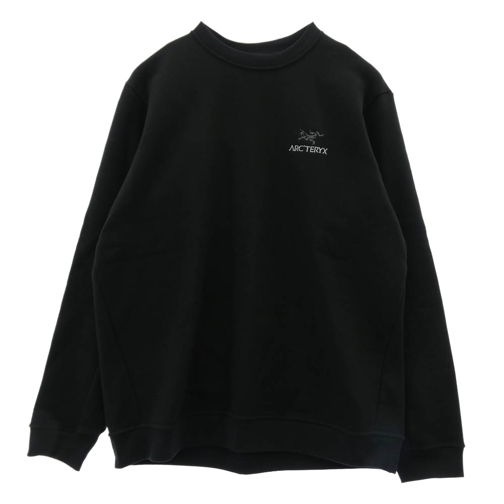 ARC\u0027TERYX アークテリクス X000009787 Emblem Fleece Crew フリース 労働者の一団のど首 ティーシャツ 黒いこと系 【美品】 メンズ【古着】【中古】