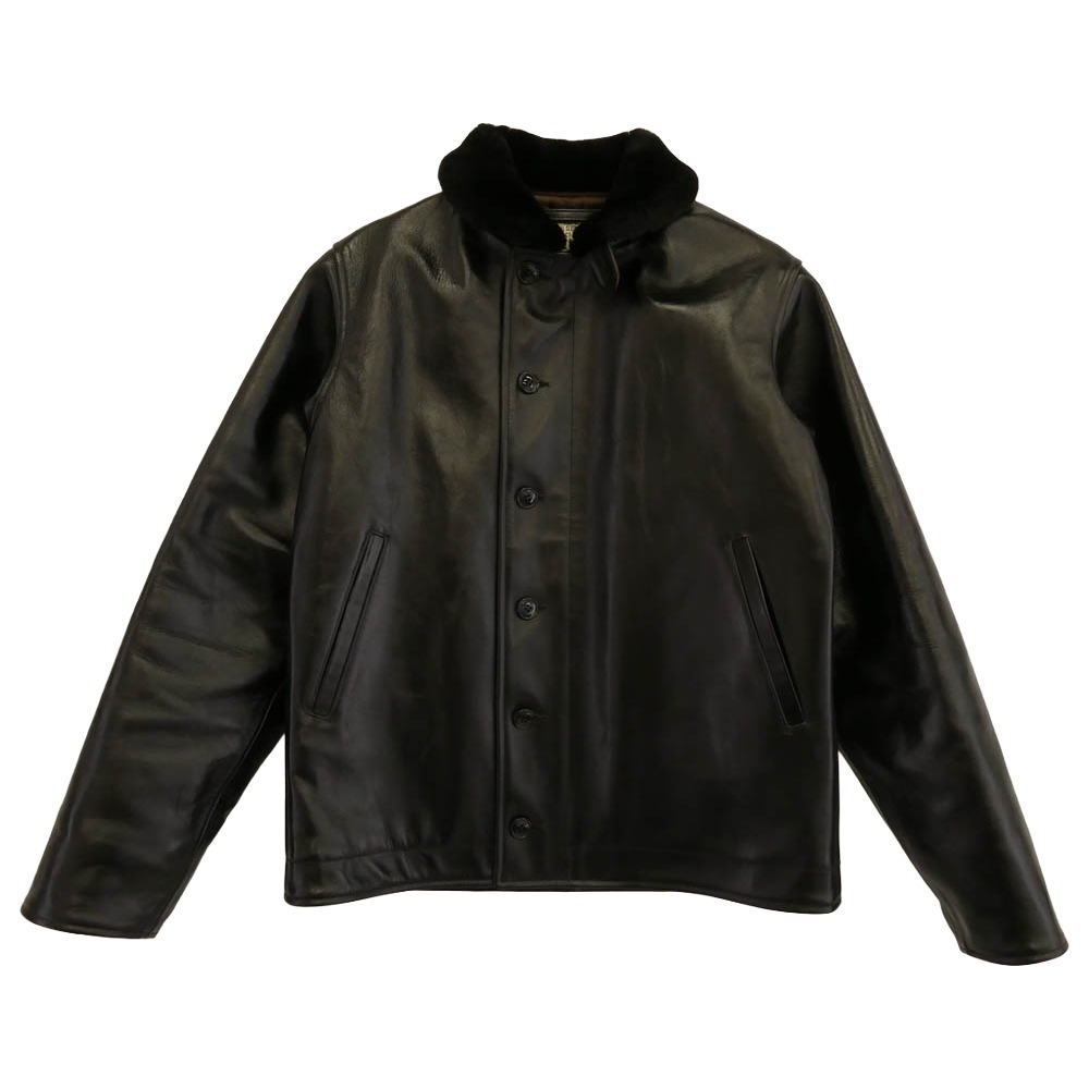 Buzz Rickson's バズリクソンズ BR80640 WILLIAM GIBSON COLLECTION Type BLACK LEATHER N-1 ウィリアムギブソン レザー ジャケット ブラック系 【極上美品】 メンズ【古着】【中古】｜ブランド古着 ライフ店