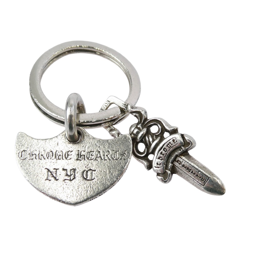 Chrome Hearts クロムハーツ　#5ダガーキーリング 楽天市場】CHROME HEARTS SPLIT RING W/ DAGGER クロムハーツ ダガー