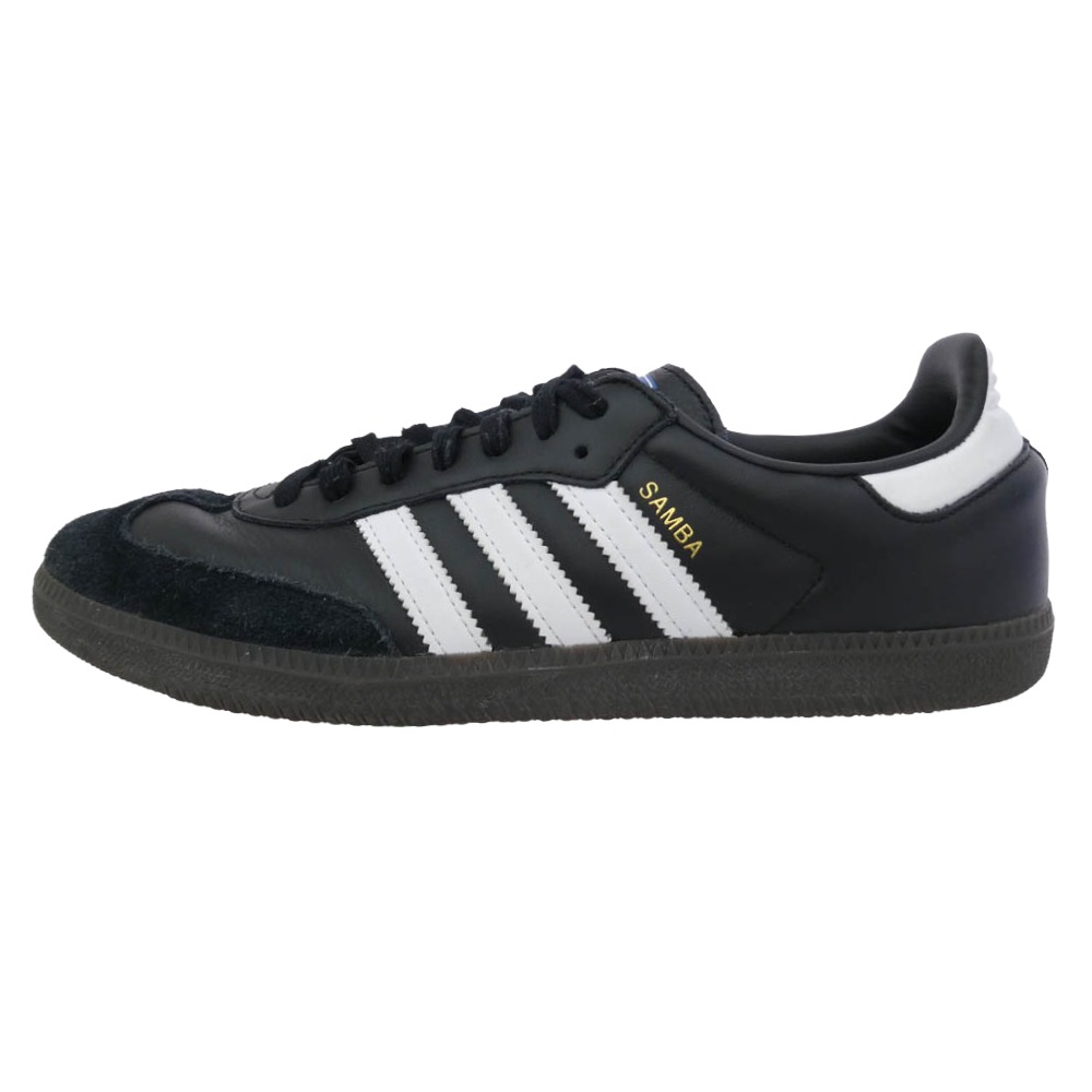 adidas アディダス B75807 Samba OG Core Black Cloud White Gumサンバ OG コアブラック クラウドホワイト ガム ローカット スニーカー ブラック系 メンズ【中古】
