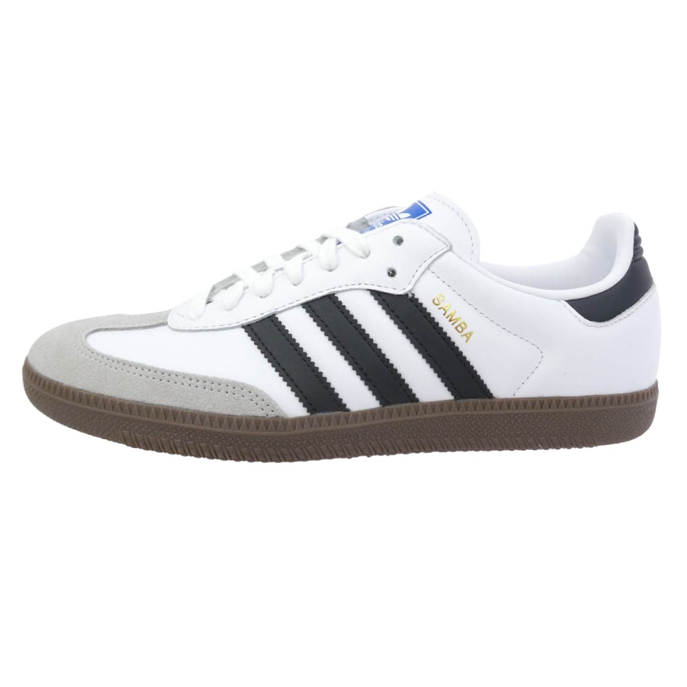 adidas アディダス B75806 SAMBA OG サンバOG ローカット スニーカー ホワイト系 27cm 【極上美品】 メンズ【中古】