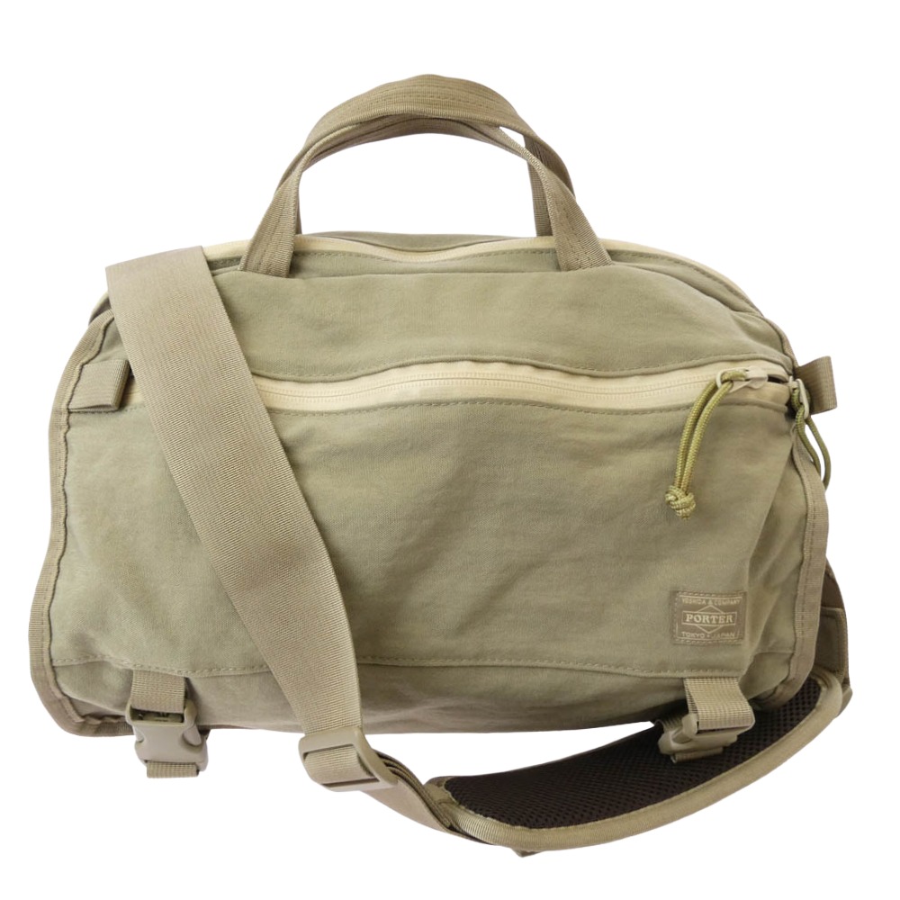 PORTER ボーイ 568-08174 KLUNKERZ クランカーズ ショルダーバッグ ベージュ系  メンズ【中古】