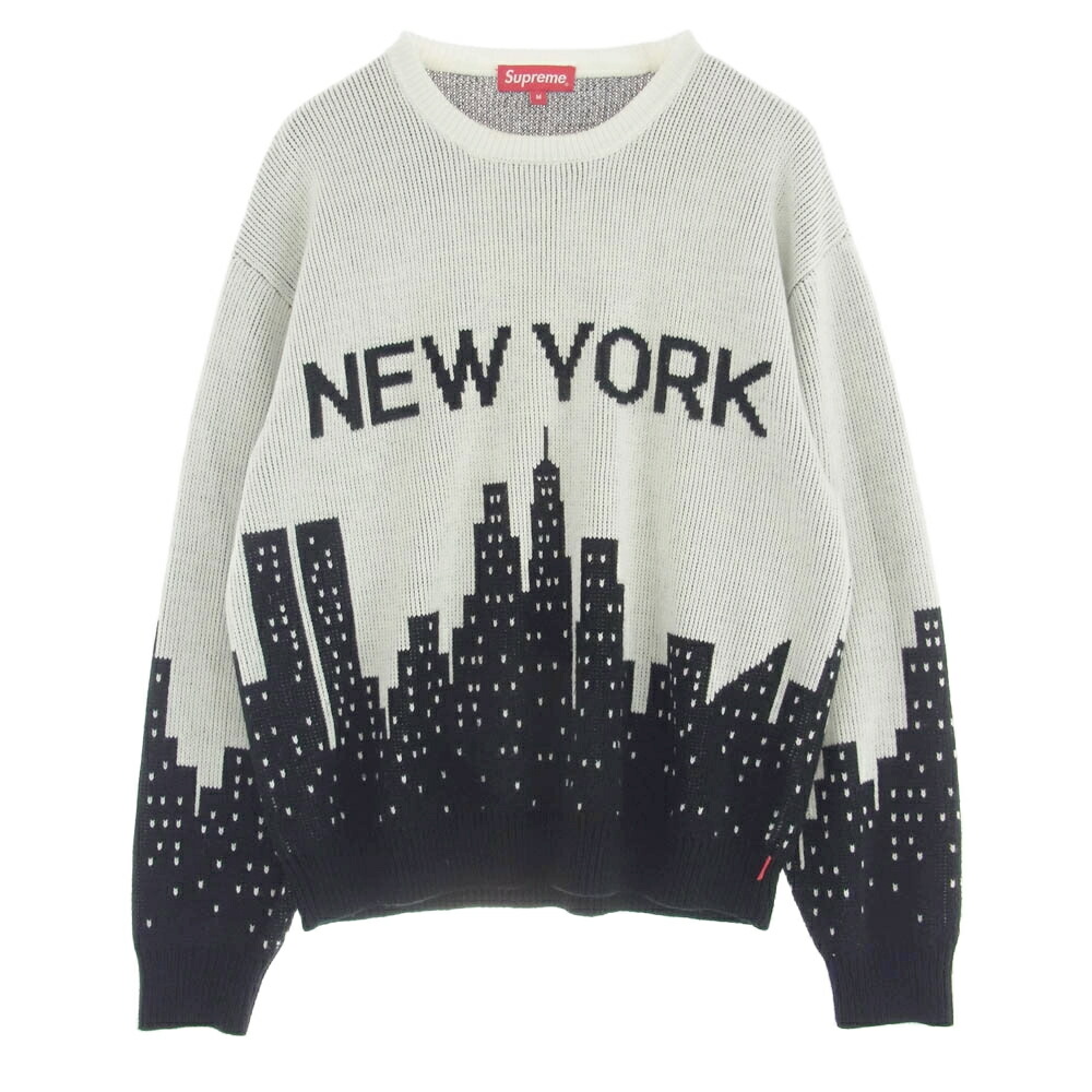 w*d様 Supreme NEW YORK セーター Sサイズ 楽天市場】Supreme シュプリーム セーター ニューヨーク ニット