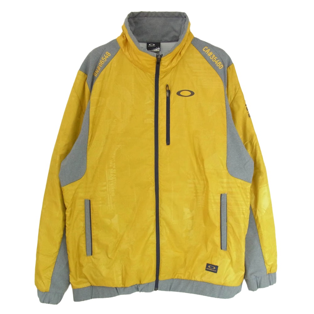 OAKLEY オークリー 17AW 412500JP Core Found Hybrid Wind ハイブリッド ウィンド ナイロンジャケット イエロー系 XL メンズ【古着】【中古】