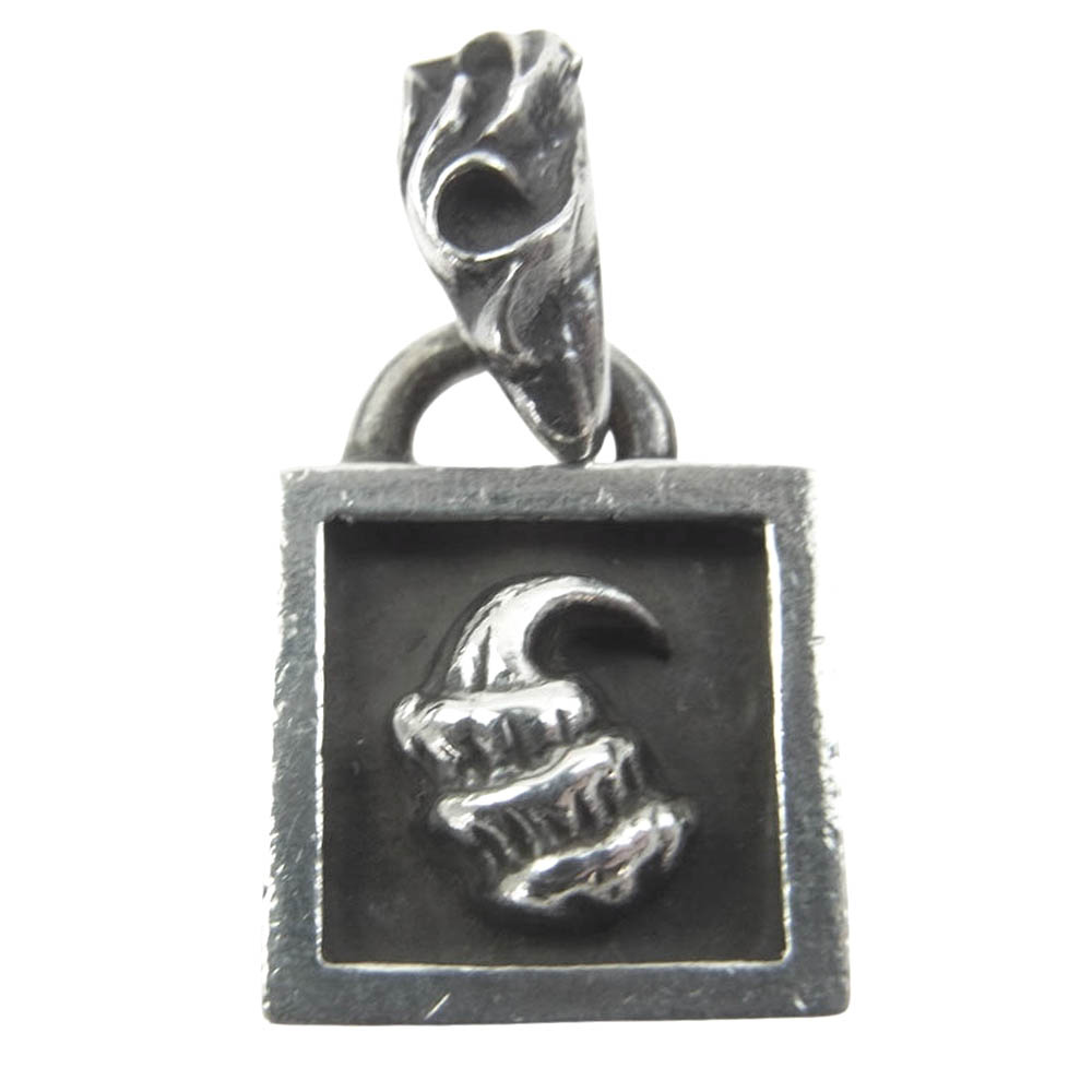 CHROME HEARTS クロムハーツ（藍本無） FRAMED CROW フレームドクロウ 惹きつける シャンデリヤいの一番  メンズ【中古】