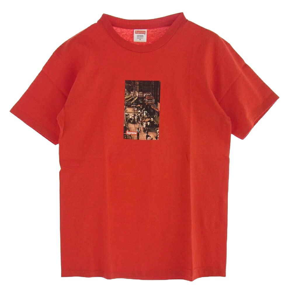 Supreme シュプリーム 10AW Classic Scene Tee クラシックシーン 半袖 Tシャツ 初期 アーカイブ レッド系 M レッド系 M 【極上美品】 メンズ【古着】【中古】 6,530円