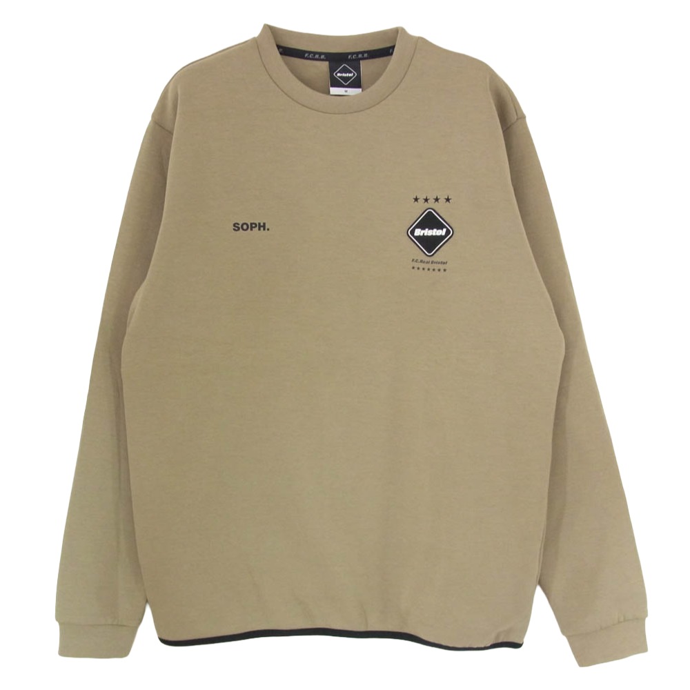 F.C.R.B. エフシーアールビー FCRB-220043 TECH SWEAT CREWNECK TOP テックス情の籠もった 労働者の一団素っ首 とっ始め 赤銅色系 M 【飛び切り美品】 メンズ【古着】【中古】