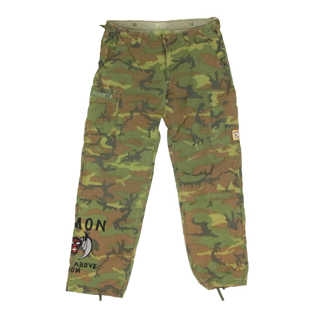 68▢WTAPS タイガーカモパンツ サイズ:2 TS0306-1 68▢WTAPS タイガーカモパンツ サイズ:2 TS0306-1