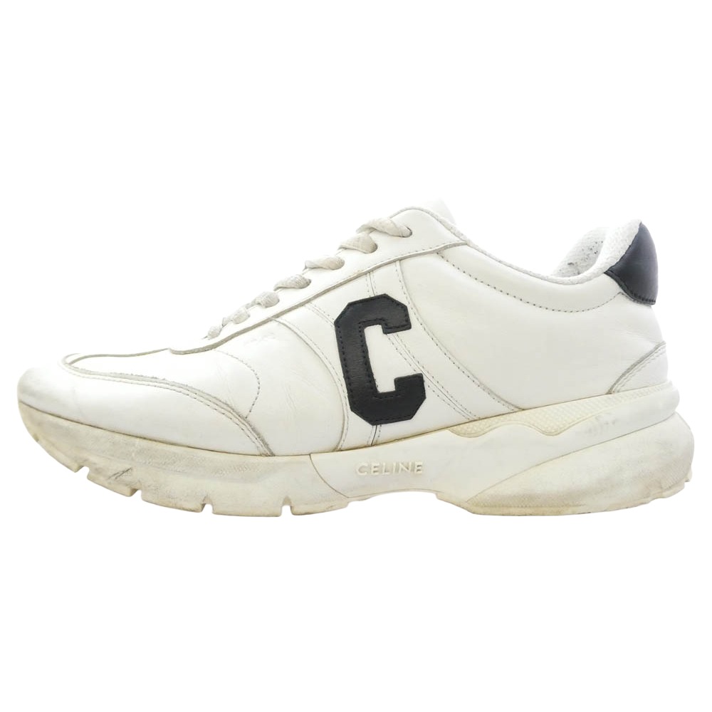 CELINE セリーヌ RM 0283 RUNNER 伝令 ローカットスニーカー 白いこと系 36 レディース【中古】
