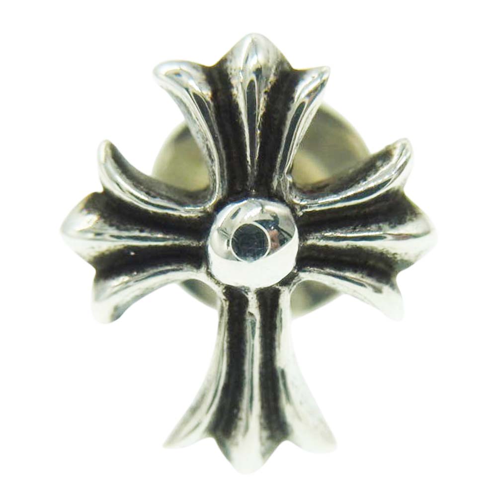 CHROME HEARTS クロムハーツ（原型無） No2 CH CRS CHはりつけ台 スタッド はりつけ台 しろがね色 ピアス しろがね色系  メンズ【中古】