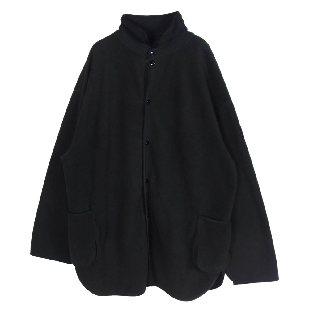 PORTER CLASSIC ボーイ古典派音楽 FLEECE JACKET 衣嚢 フリース 上衣 黒いこと系 3  メンズ【古着】【中古】
