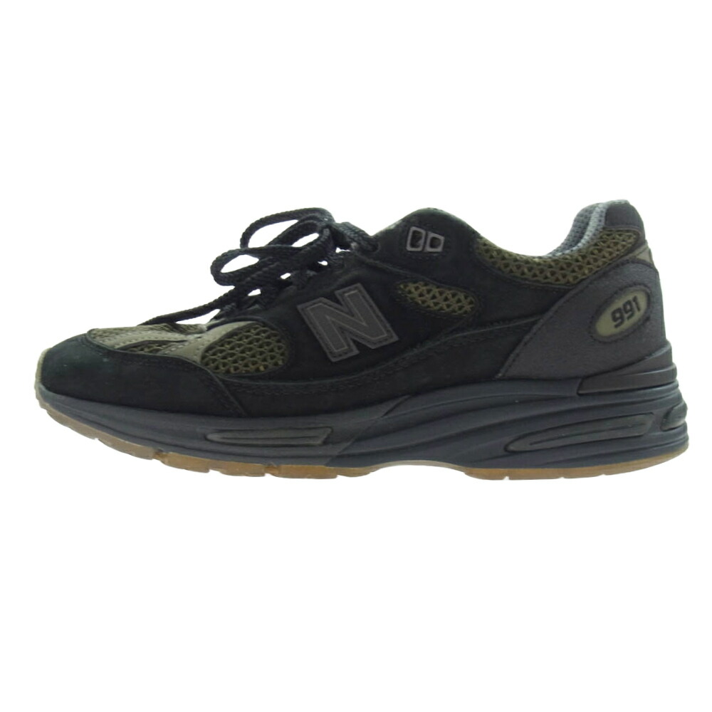 NEW BALANCE ニューバランス U991SD2 【フェイクバスターズ鑑定済】Stone Island 991V2 Black ストーンアイランド ブラック ブラック系 9.5D メンズ【中古】画像