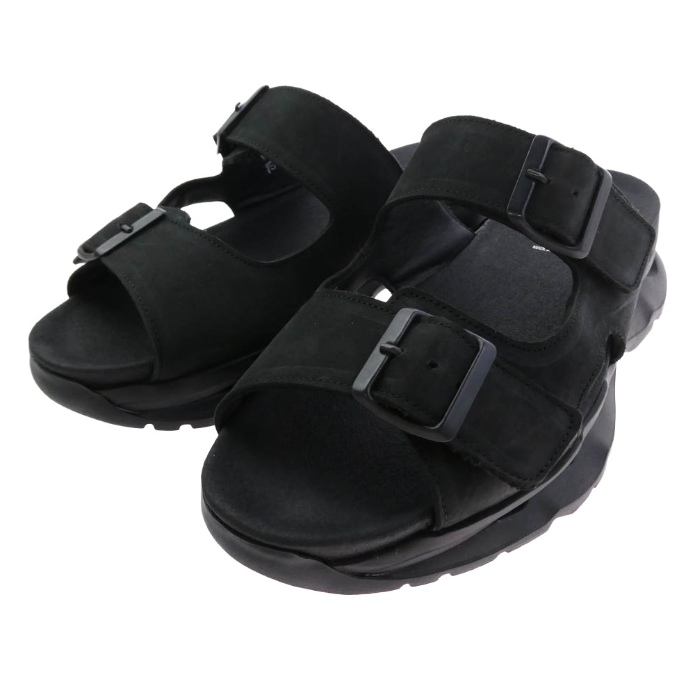 カラハン CallagHan 43907 NEGRO STRAPS SANDAL コンフォートサンダル 黒いこと系 42  メンズ【中古】