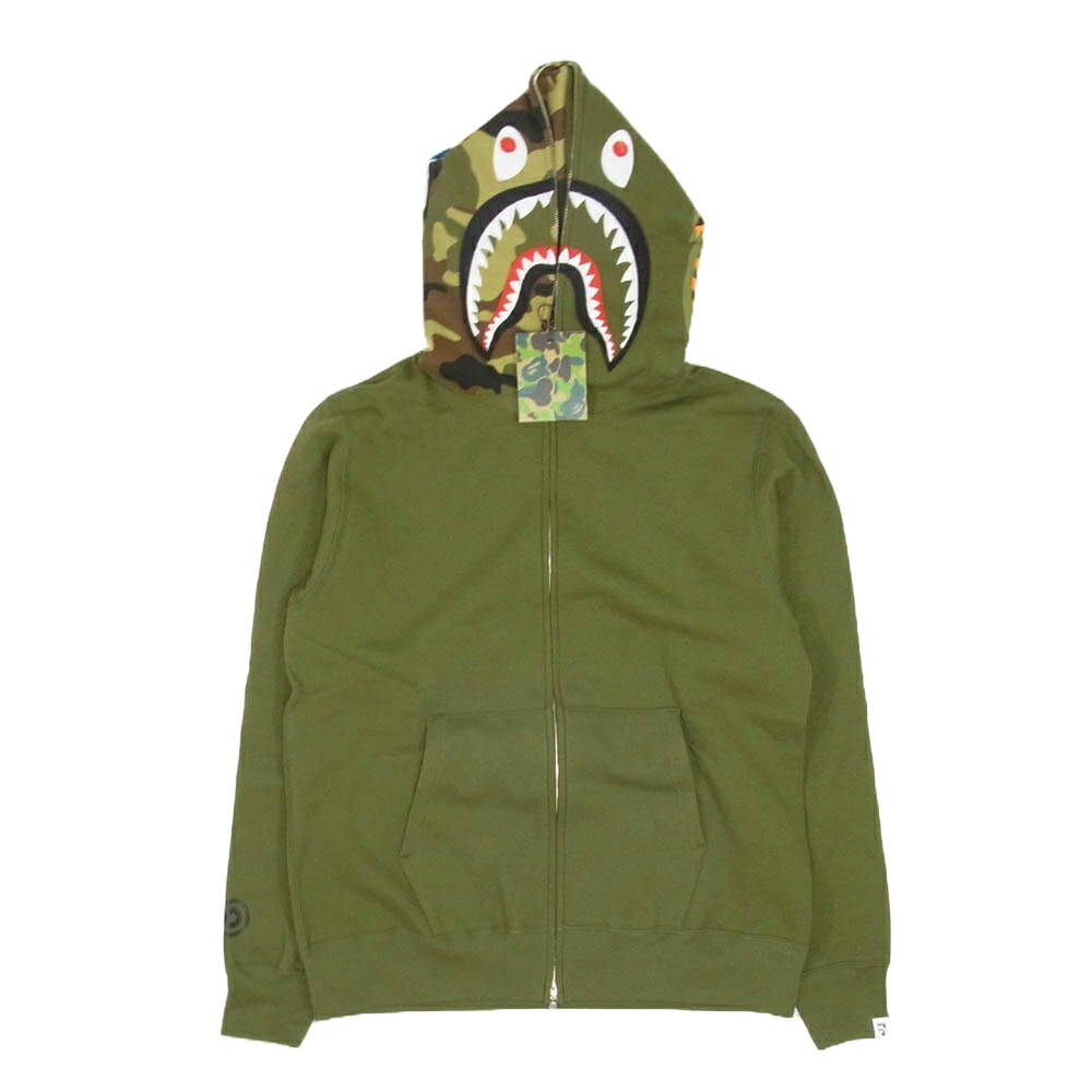 定価4万円A BATHING APE 迷彩パーカー APE a bathing ape BAPE パーカー 迷彩 XL