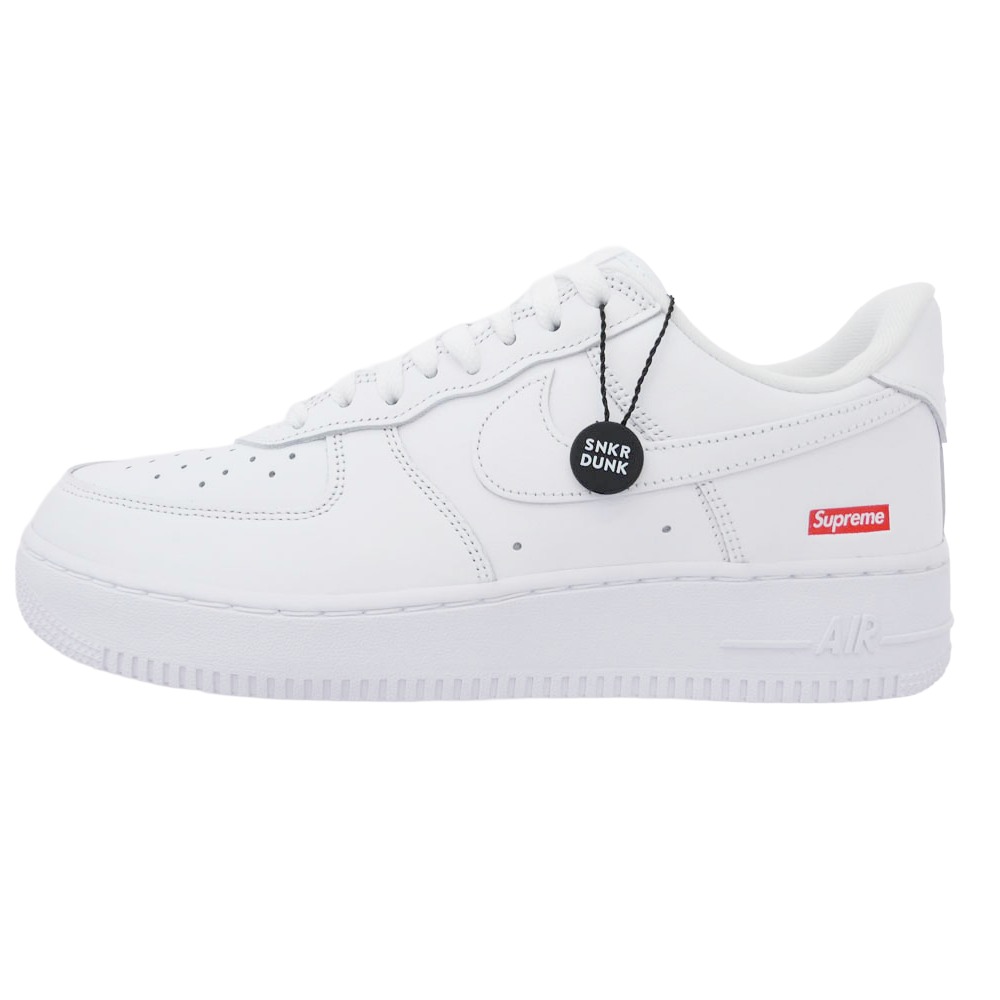 Supreme シュプリーム CU9225-100 × Nike ナイキ Air Force 1 Low White AF1 エアフォース ローカット スニーカー ホワイト系 27.5cm 【新古品】【未使用】 メンズ【中古】