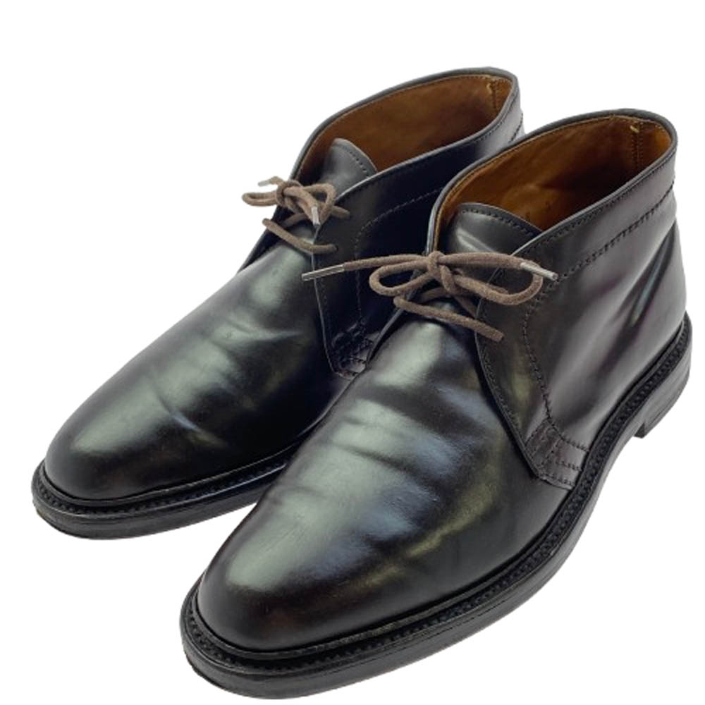 美品　オールデン　Alden コードバン　チャッカブーツ　7 黒 MARCEL LASSANCE別注】ALDEN: 50th ANNIV コードバン チャッカ