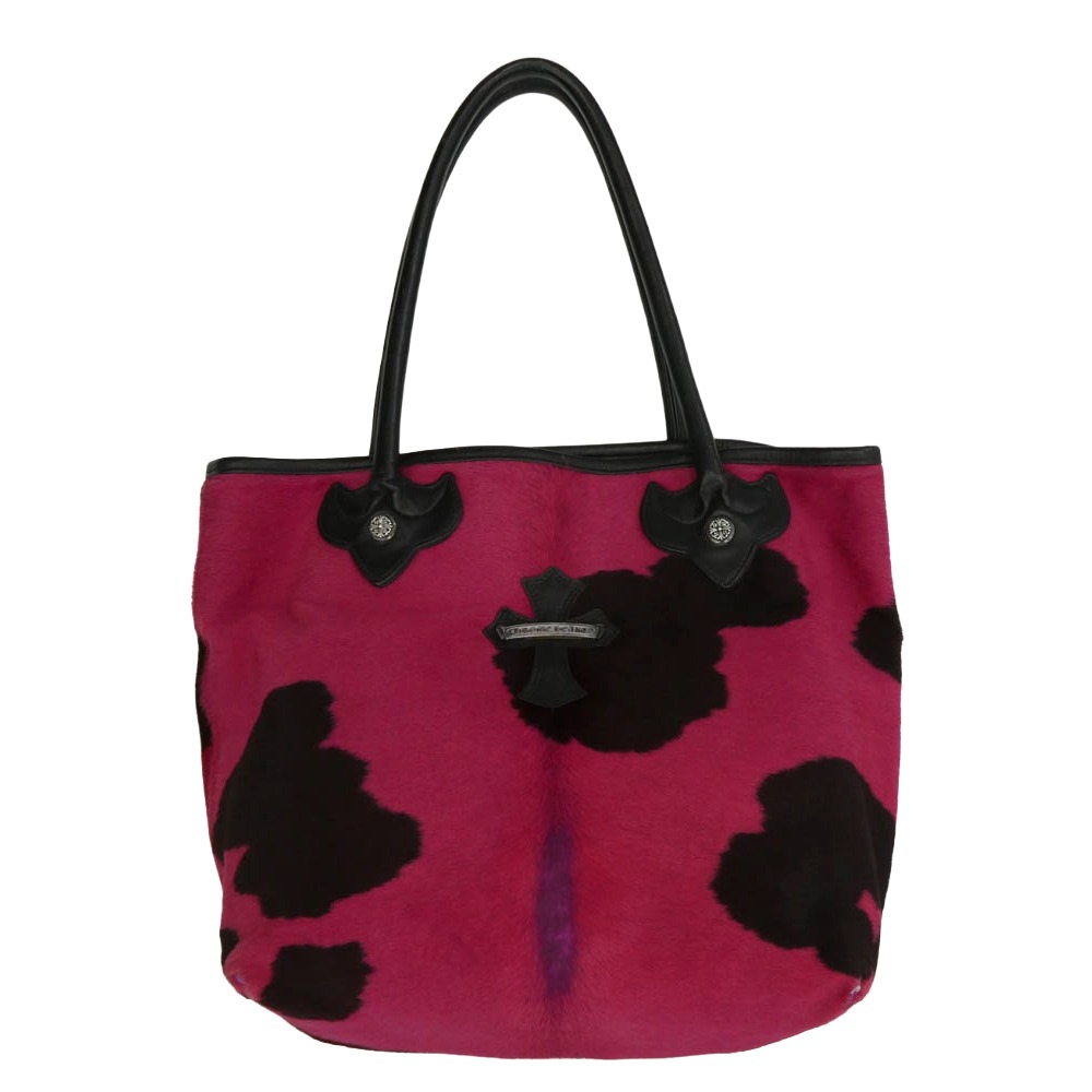 楽天市場】CHROME HEARTS FS TOTE BAG LEATHER CROSS PATCH クロム