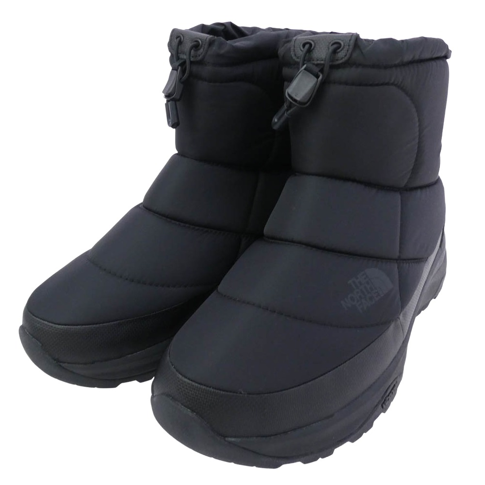 THE NORTH FACE 北の方人間の顔 NF52273 Nuptse Bootie Short ヌプシ ブーティ 遊撃手 スノーブーツ 黒いこと系 28糎 【御前上等美品】 メンズ【中古】