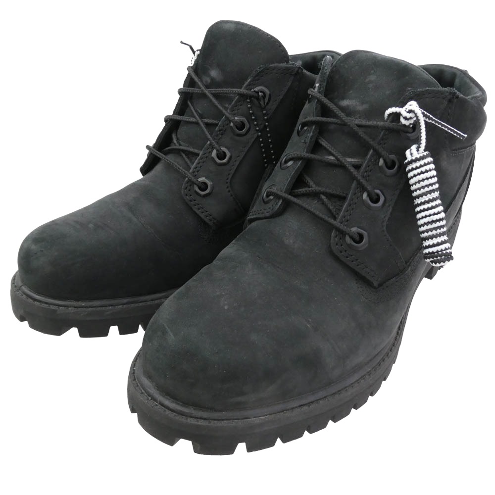 Timberland ティンバーランド 肺結核 OA64Q7-001 × Ron Herman ロンハーマン PREMIUM WATERPROOF OXFORD BLACK NUBUCK プレミアムウォータープルーフ オックスフォード シューズ 黒いこと ヌバック 4大広間 ブーツ 黒いこと系 白いこと系 8.5  メンズ【中古】