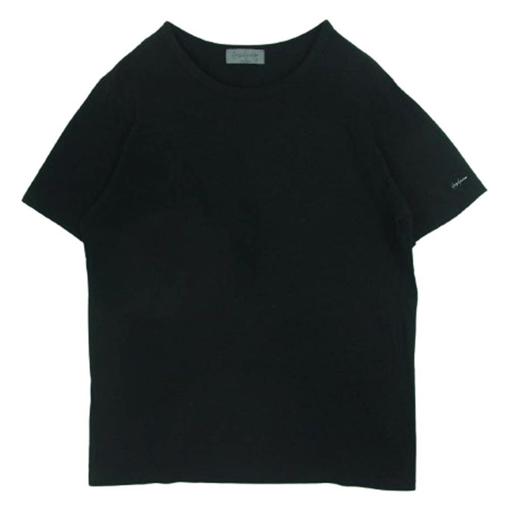 美品Y’s ヨウジヤマモト半袖Tシャツ　黒 サイズ3 yohjiyamamoto SUPER120's WOOL HALF SLEEVE TEE(FREE SIZE Black): Vintage