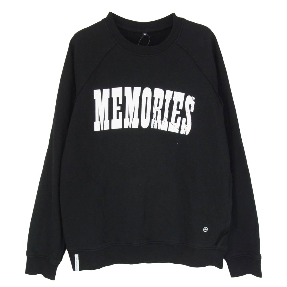 FRAGMENT DESIGN フラグメントデザイン × AKA SIX エーケーエー シックス simon barker MEMORIES JUMP SWEAT SHIRT スウェット トレーナー ブラック系 XL メンズ【古着】【中古】|ブランド古着 ライフ店