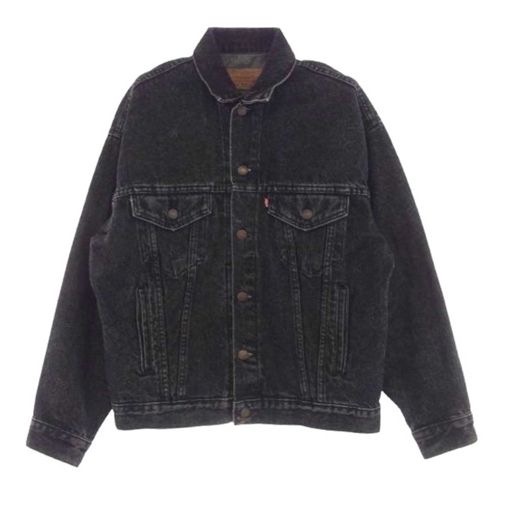 Levi's 70507-0260 ブラックデニム トラッカージャケット XXL 70507