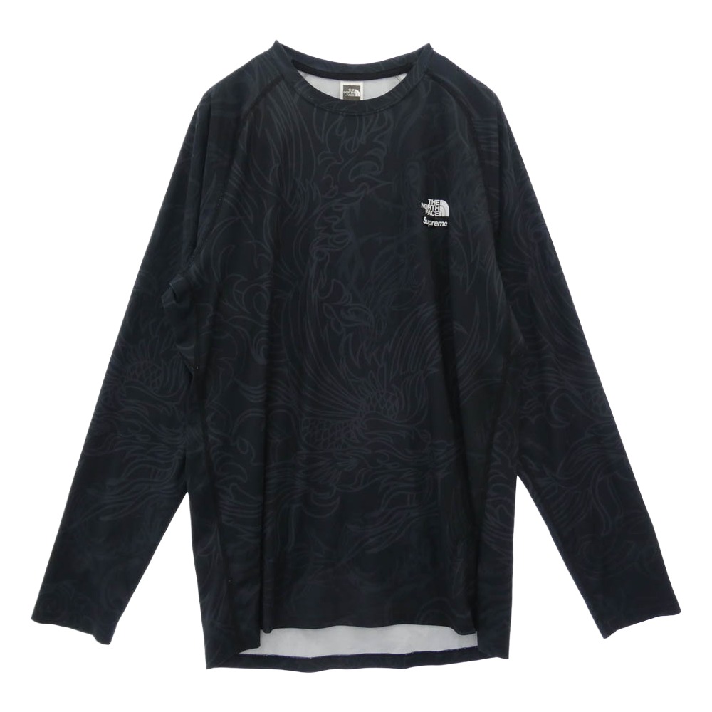Supreme シュプリーム 22AW Base Layer L/S Top 軍事基地 座標軸 長袖 カットソー 米国海軍系 暗然たる薄墨色系 L  メンズ【古着】【中古】