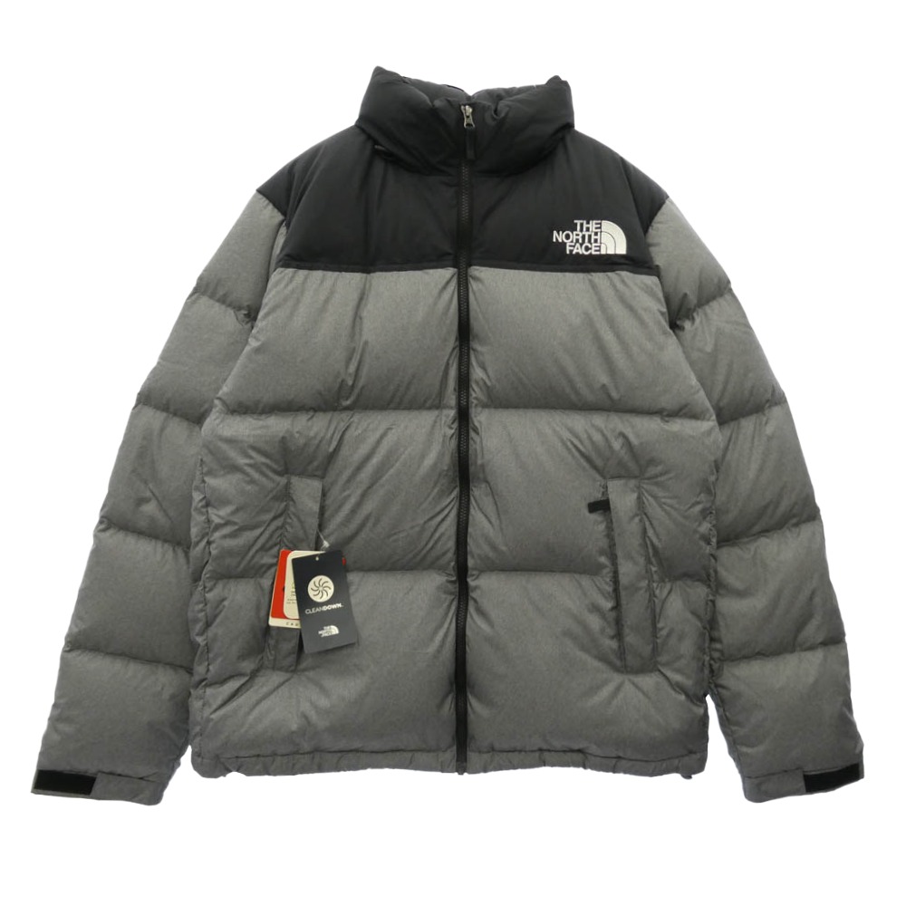 THE NORTH FACE 北の方人間の顔 ND91842 Novelty Nuptse Jacket 人情本御茶 ヌプシ 落ち込む 上衣 薄墨色系 XXL【新古品】【未当てはめる】 メンズ【古着】【中古】