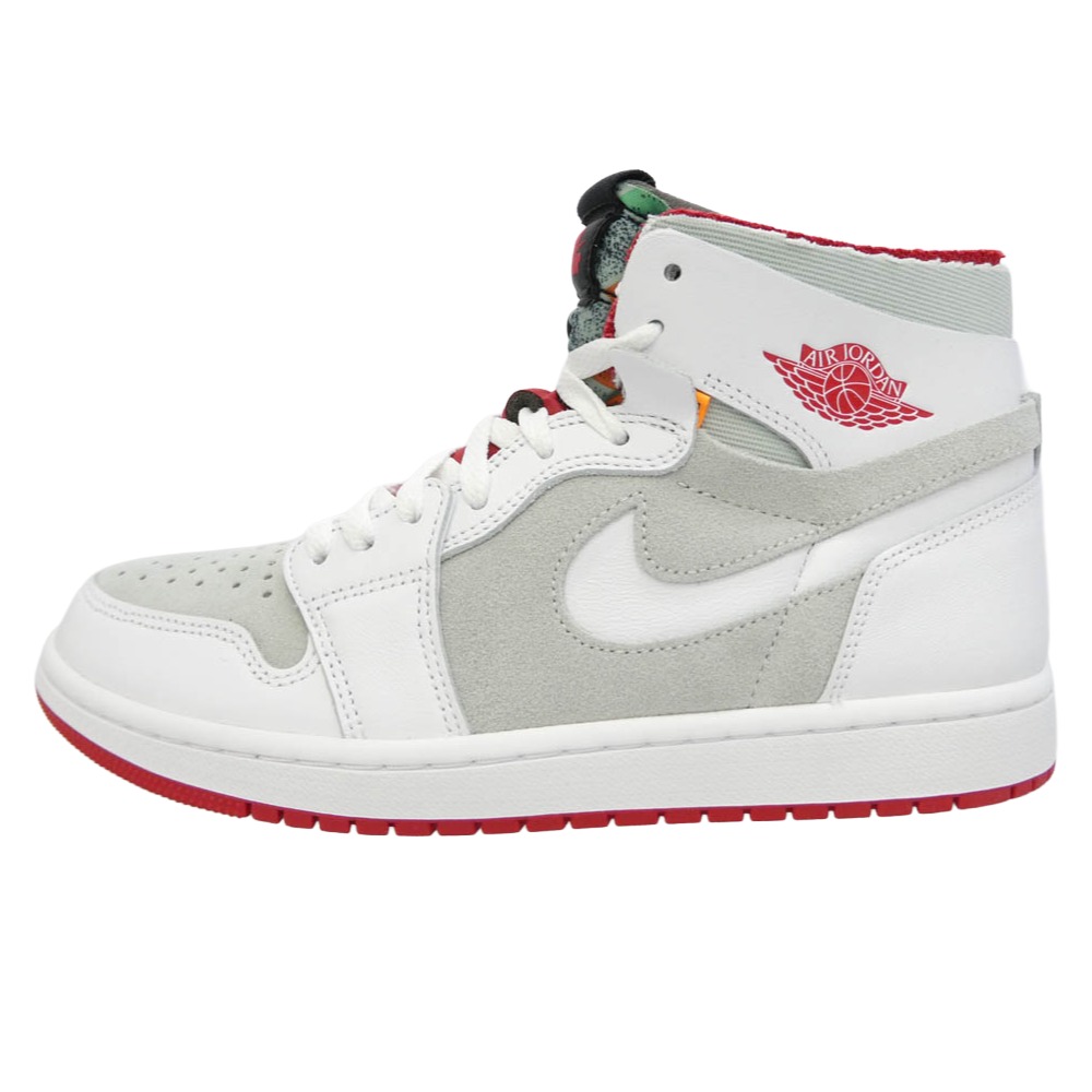 NIKE AIR JORDAN ナイキ ジョーダン CT0978-100 Air Jordan 1 High Zoom CMFT Hare AJ1 エアジョーダン1 御機嫌 望遠レンズ 髪の毛 スニーカー マルチ色合い系 26.5糎【より良い美品】 メンズ【中古】