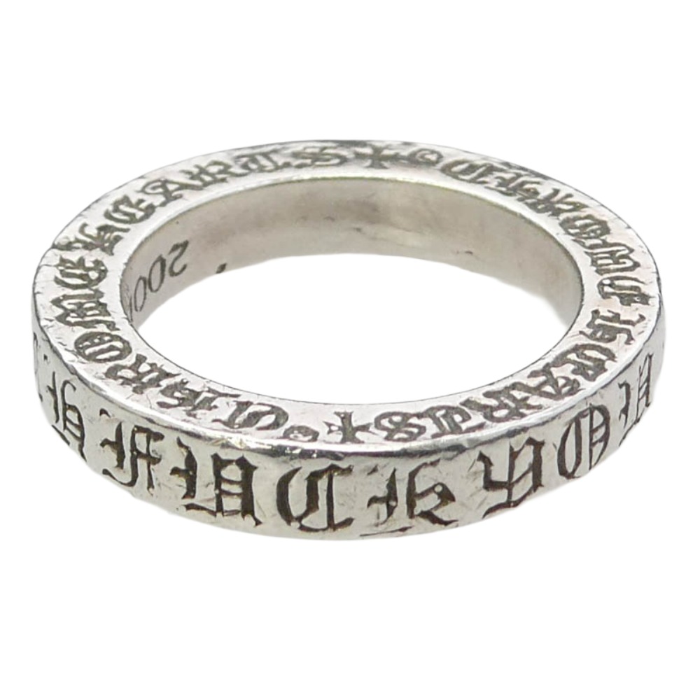 CHROME HEARTS クロムハーツ（正本無） 3粍 SPACER FUCKYOU 3粍スペーサーファックユー 輪っか しろがね色系 約5.5号  メンズ【中古】