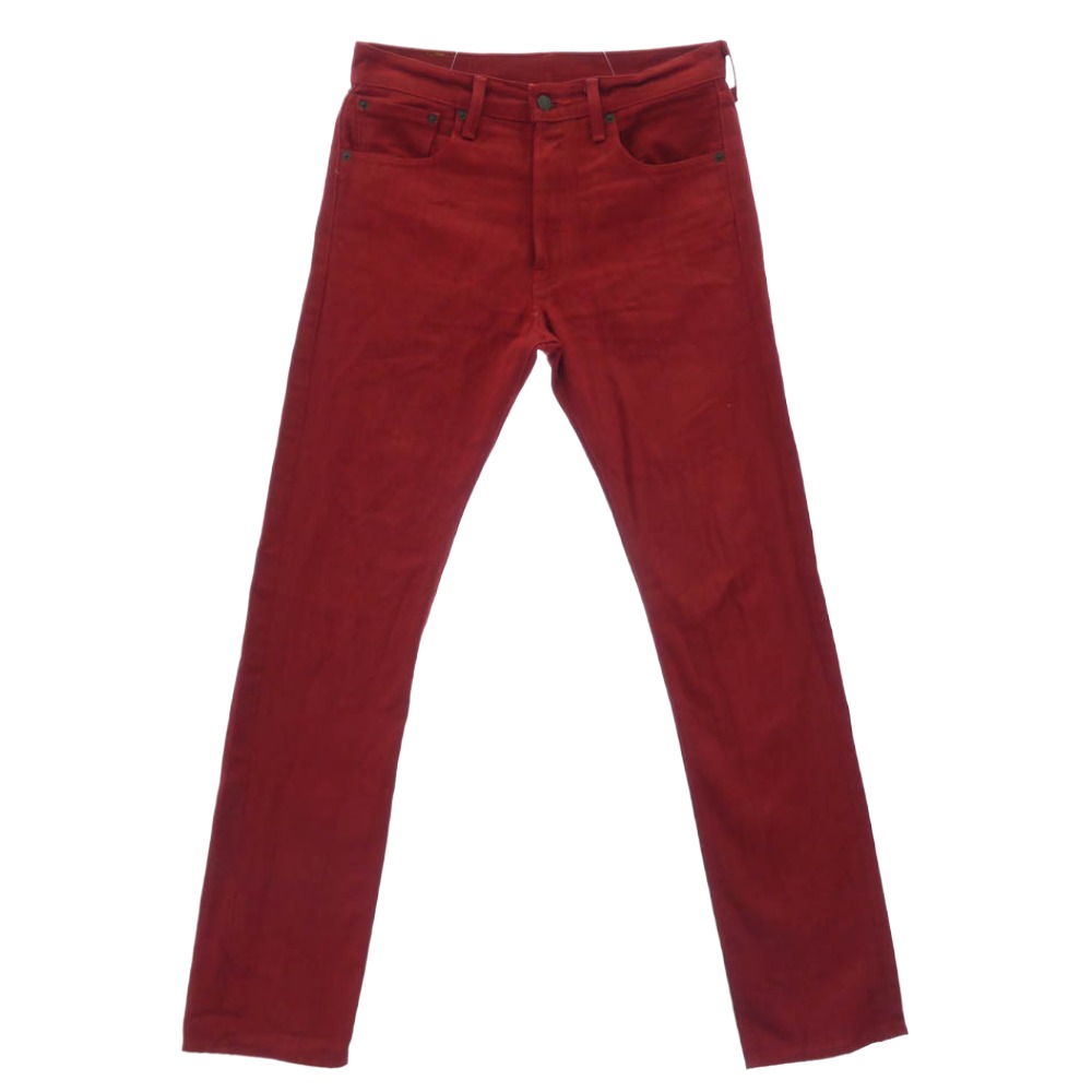 Levi リーバイス 501 ボタンフライ ジーンズ デニムパンツ レッド系 W30 【美品】 メンズ【古着】【中古】