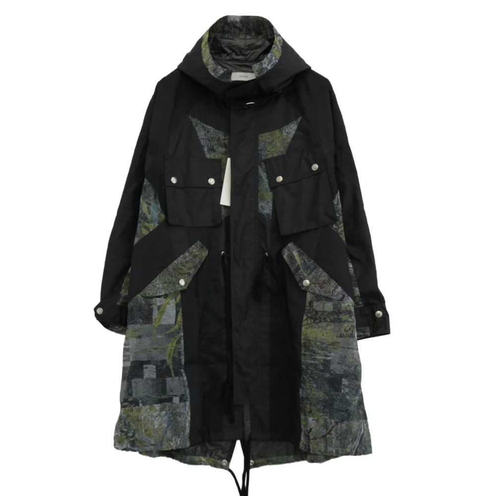 FACTOTUM ファクトタム ABH-JK-MO9 FOREST MODS COAT モッズ コート ブラック系 3 【極上美品】 メンズ【古着】【中古】