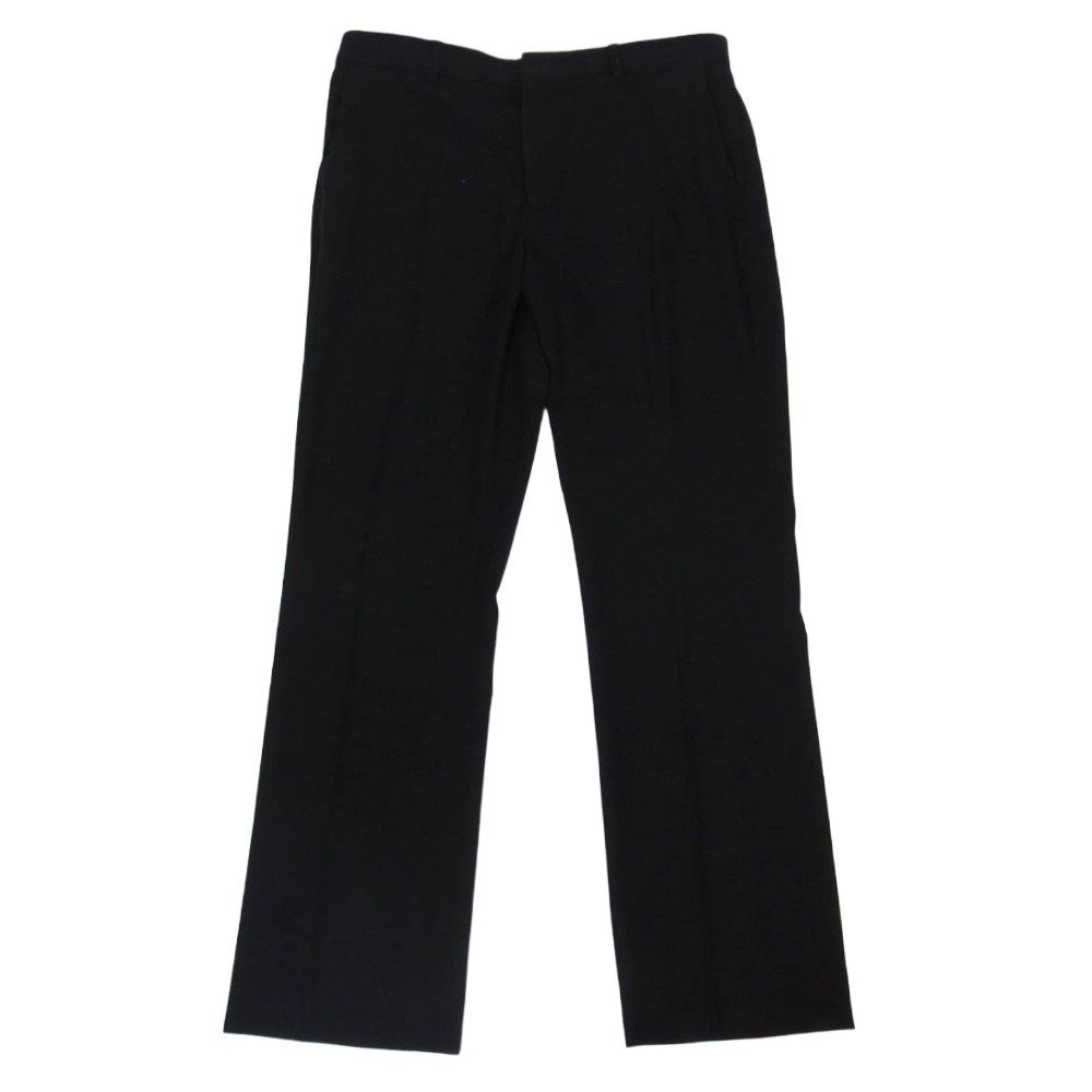 LOEWE ロエベ HB44Y04X03 Tailored Trousers テーラード 羊毛 トラウザーズ スラックス ズボン下 黒いこと系 50 メンズ【古着】【中古】